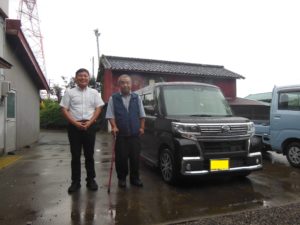 運転席電動ステップ改造_タントカスタムと牧之原市miya様